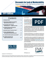 2011 Edition: A Companion Guide To The FMV Restricted Stock Study