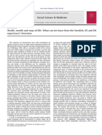 Social Determinants of Health Inequality in Sweden, UK and US