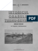 Istoricul Orasului Turnu Severin-1933