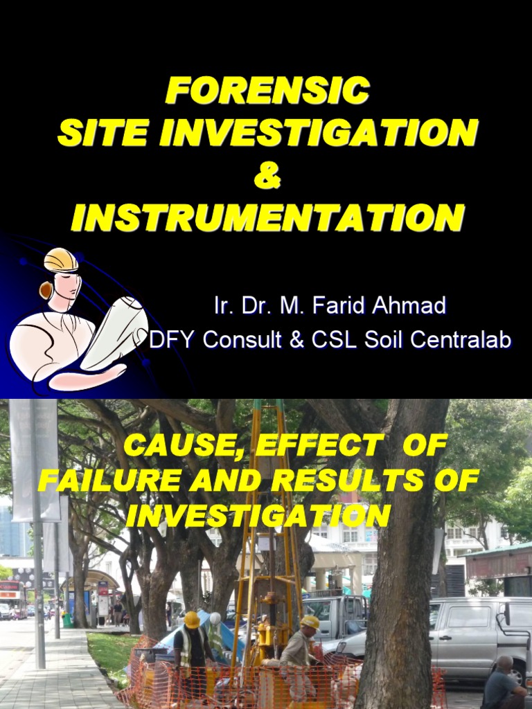 Forensic Site Investigation Insights | PDF | Solid Mechanics | Engineering