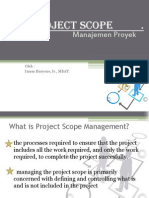 Project Scope Management