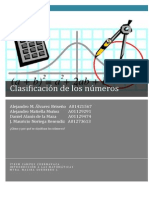 Clasificación de Los Números