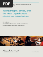 Download Young People Ethics and the New Digital Media by Joseph Kahne SN17415502 doc pdf