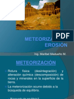 Meteorizacion, Erosion y Formacion Del Suelo en La Geologia