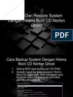 Backup Dan Restore System Dengan Hirens Boot CD