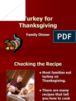 Turkey For Thanksgiving: Family Dinner