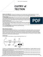 Basic Circuitry of Metal Detection