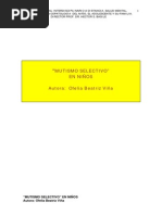 mutismo selectivo analisis