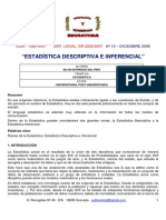 Documento Estadistica Descriptiva e Inferencial