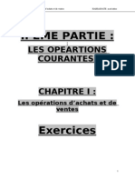 Exercices Opérations Courtants