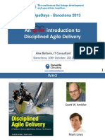 DevOpsDays Barcelona 2013/14 - Disciplined Agile Delivery in 5 Minutes!