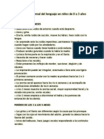 Desarrollo normal del lenguaje en niños de 0 a 3 años