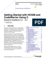 AN2616 Getting Started With HCS08 and CodeWarrior Using C