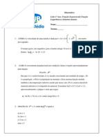 Lista Log Exponencial Sistemas e Escalonamento