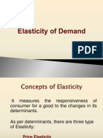 Elasticity of Demand