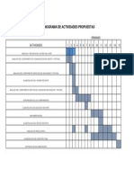 Cronograma de Actividades Propuestas