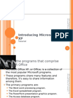Introducing Microsoft Office XP: Tutorial