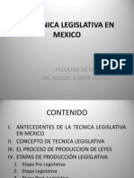 La Técnica Legislativa en México