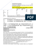 Generalized Cycloid Drive Equations9