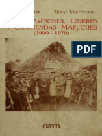 Foerster y Montecino -Organizaciones, Liders y Contiendas Mapuches