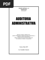 Auditoria Administrativa 2007 (Lic. Camacaro)