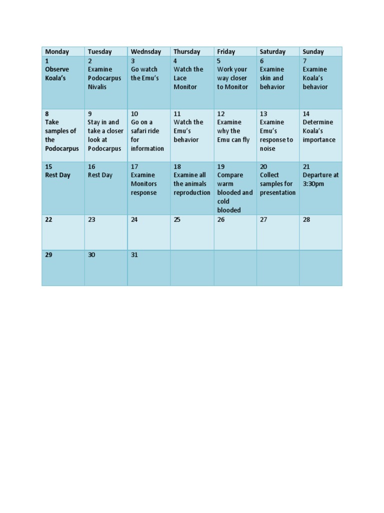 Calendar | PDF