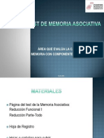 Test Memoria Asociativa