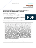 Energies: Analysis of Peak-to-Peak Current Ripple Amplitude in Seven-Phase PWM Voltage Source Inverters