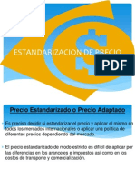 Estandarizacion de Precio