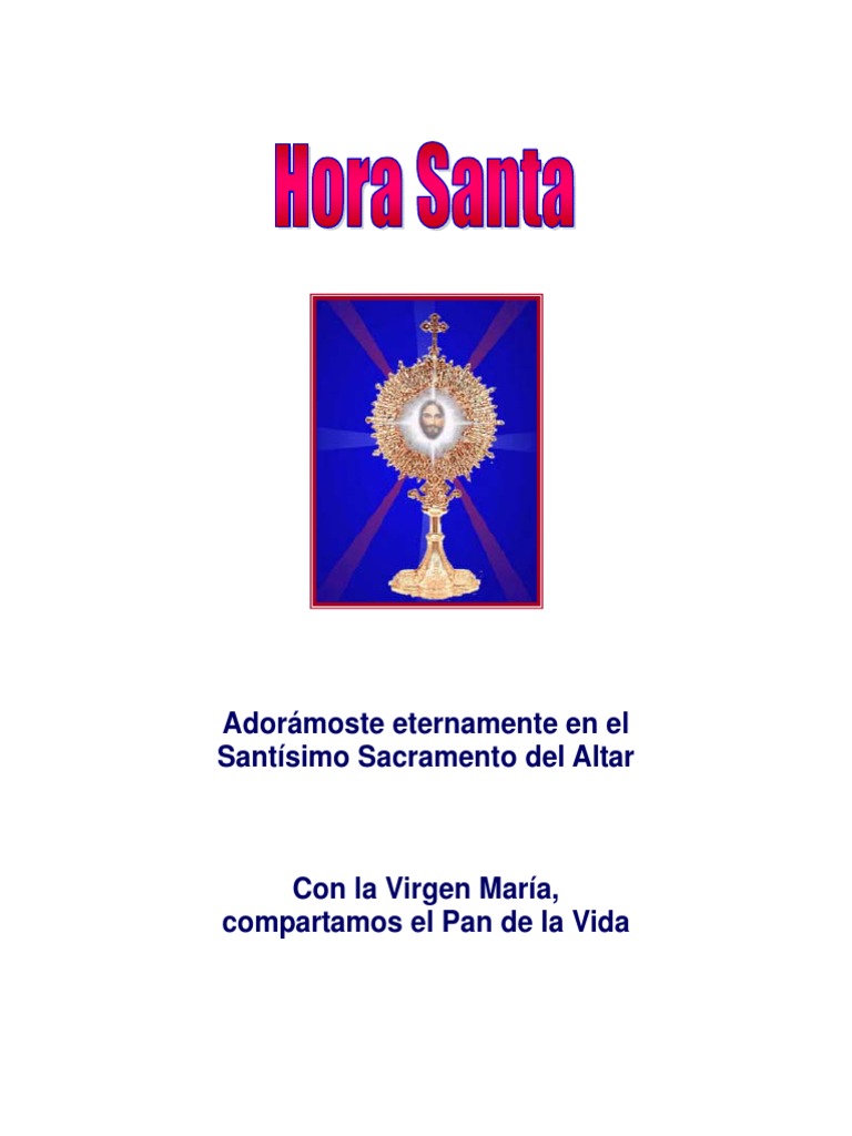 Hora Santa | PDF | María, madre de Jesús | Iglesia Católica