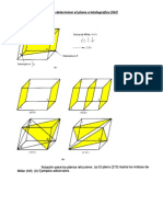 Como Determinar El Plano Cristalografico