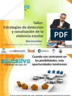 Estrategias de Detección y Canalización de La Violencia Escolar. Carlos Castro