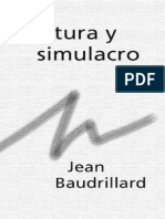Baudrillard,Jean-Cultura y Simulacro