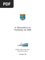 Provas de Matematica Do IME