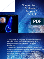 Low Level Laser  On Hard Tissue / Orthopedic View :