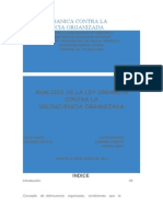 La Ley Organica Contra La Delincuencia Organizada