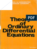 Coddington E., Levinson N. - Theory of Ordinary Differential Equations PDF
