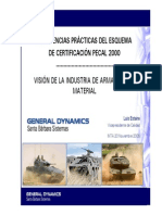 AEC 2012 Experiencias Practicas Del Esquema de Certificacion PECAL 2000. Vision de La Industria de Armamento y Material. 2006