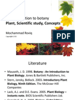 1 Lectr - Botany - 1 Concepts of Botany An Introducton To Plant Biology