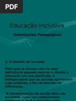 Orientações Pedagógicas