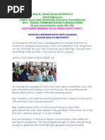 Houston's Representative Carol Alvarado Delivers Back to Her District