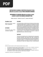 Harina a Partir de Hojas