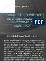 Fundamento Filosofico de La Metodologia Dr. Francisco