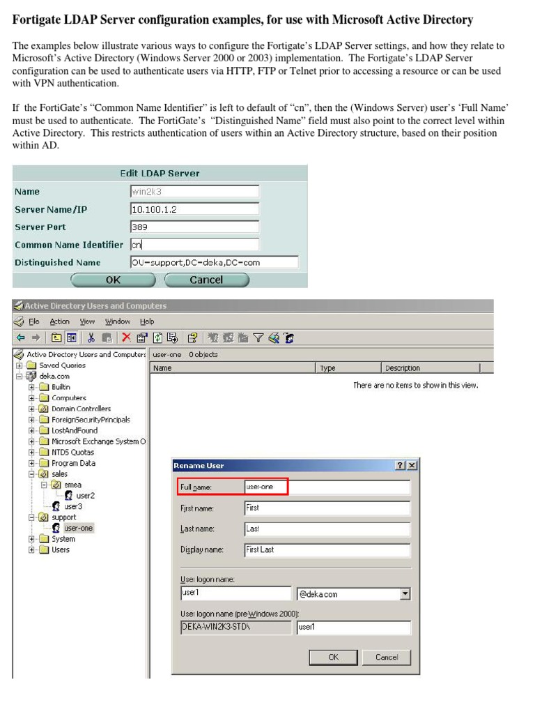 LDAP confi examples pdf Active Directory Digital Social Media
