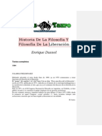 Dussel Enrique Historia de La Filosofia Y Filosofia de La Liberacion