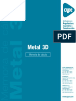 7.- Metal 3D Clásico - Memoria de Cálculo
