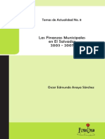 Temas de Actualidad No. 8-Las Finanzas Municipales en El Salvador 2003-2007