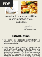 Nurse's Role And Responsibilities In Administration Of Medication | Pdf |  Pharmaceutical Drug | Litre