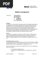 Battery Management Guide