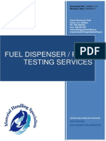 Fuel Dispensing Pump Testing